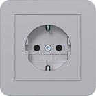 HAGER - C.1 SSD mit voller Abdeckplatte erh. Ber.schutz, titan matt, lack.