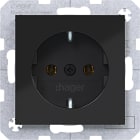 HAGER - A.x/C.x SSD mit Schraub-Liftkl., nachtschwarz glänzend