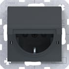 HAGER - A.x/C.x SSD mit Klappd. arret. Schraub-Liftkl., anthrazit matt, lack.