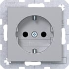 HAGER - A.x/C.x SSD mit erh. Ber.schutz Schraub-Liftkl., titan matt, lack.