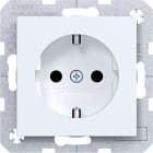 HAGER - A.x/C.x SSD mit erh. Ber.schutz Schraub-Liftk., lichtweiß matt