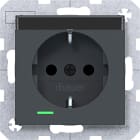 HAGER - A.x/C.x SSD m. Kont.-LED, Beschr. erh. Ber.schutz., Liftk., anth. m. lack.
