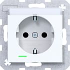 HAGER - A.x/C.x SSD m. Kont.-LED, Beschr. erh. Ber.schutz., Liftk., lichtweiß m.