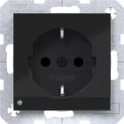 HAGER - A.x/C.x SSD LED-Orientierungsl. erh. Ber.schutz, Liftkl., n.schwarz gl.