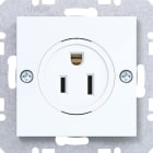 HAGER - A.x/C.x SD NEMA5-15 R USA/CANADA Schutzk., lichtweiß glänzend