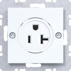 HAGER - A.x/C.x SD NEMA5-20 R USA/CANADA Schutzk., lichtweiß glänzend