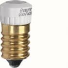 HAGER - LED-Lampe für Lichtsignal E14 und Drucktaster 230 V weiß
