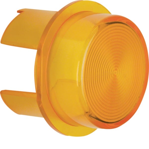 HAGER - Haube für Drucktaster/Lichtsignal E10 gelb transparent