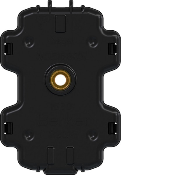 HAGER - LED-Modul mit N-Klemme, 230V 0,4mA, Modul-Einsätze schwarz