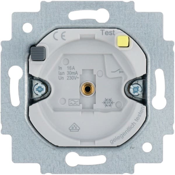 HAGER - FI-Schutzschalter Typ A, 16 A, 30 mA, Modul-Einsatz, UP