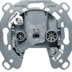 HAGER - Antennen-Steckdose 2-Loch TV, FM, 20dB Durchgangsdose, UP