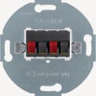 HAGER - Stereo-Lautsprecher-Anschlusdose anthrazit matt, UP