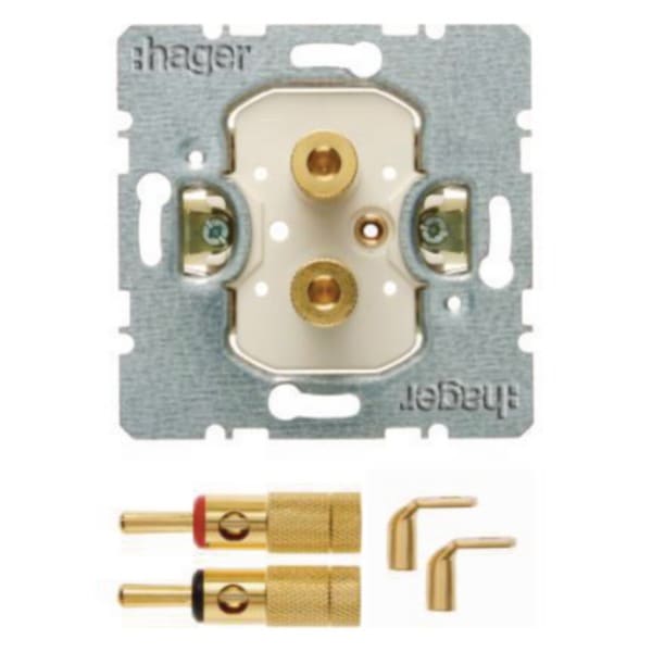 HAGER - Lautsprecher-Steckdose High End UP