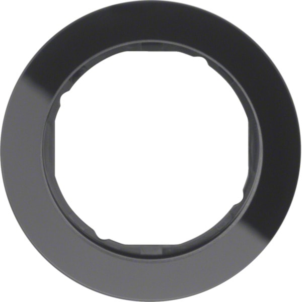 HAGER - Rahmen R.classic 1fach Glas schwarz