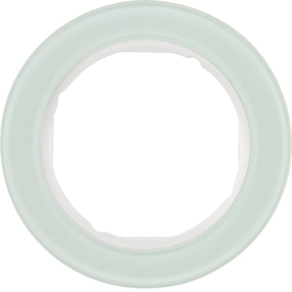 HAGER - Rahmen R.classic 1fach Glas polarweiß