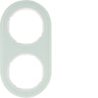 HAGER - Rahmen R.classic 2fach Glas polarweiß