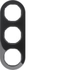HAGER - Rahmen R.classic 3fach schwarz glänzend