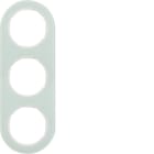 HAGER - Rahmen R.classic 3fach Glas polarweiß