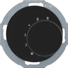 HAGER - Serie R.classic TR mit Wechsler schwarz, glänzend