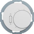 HAGER - R.classic Temperaturregler für Heizen/Kühlen, polarweiß glänzend