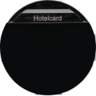 HAGER - R.x Hotelcard-Schalteraufsatz Relais-Schalter, schwarz glänzend