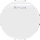 HAGER - R.x Hotelcard-Schalteraufsatz Relais-Schalter, polarweiß glänzend
