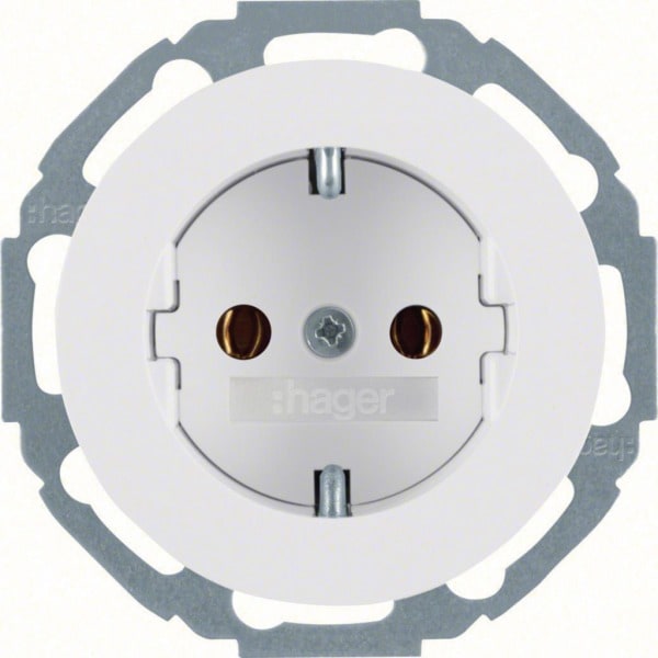 HAGER - Serie R.Classic SSD polarweiß glänzend