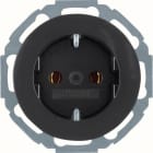 HAGER - R.x SSD mit Schraubklemmen schwarz glänzend