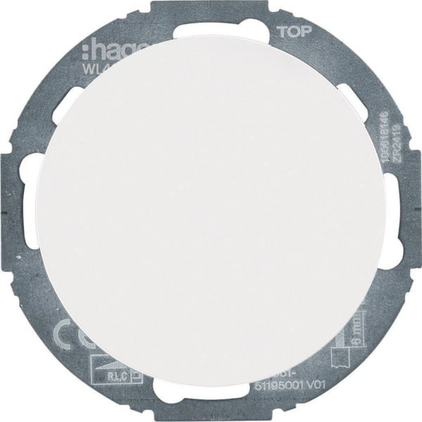 HAGER - R.x Universal-Drehdimmer 420 W/LED 100 W, weiß glänzend, UP