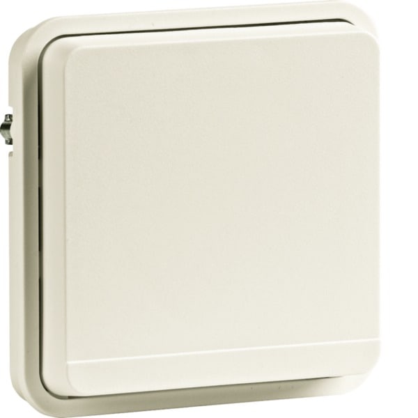 HAGER - W.1 SSD-Einsatz mit Klappdeckel AP/UP, erh. Ber.schutz., polarweiß matt