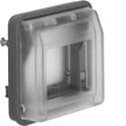 HAGER - W.1 Adapter-Einsatz mit Klappd. zur Aufnahme von Geräten 45x45 mm