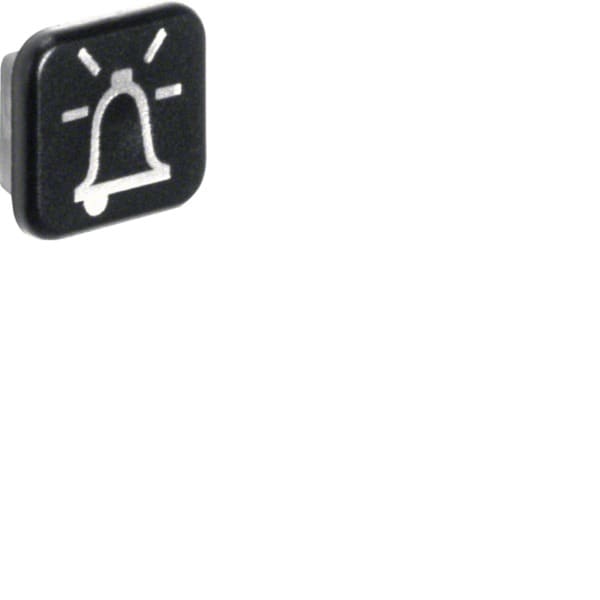 HAGER - W.1 Linse mit Aufdruck Symbol Klingel, 10er-Set, IP55, transparent