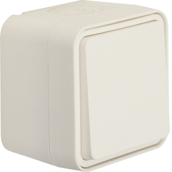 HAGER - W.1 Wechselschalter AP, IP55, IP55, polarweiß matt