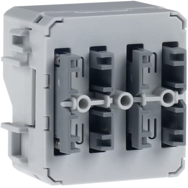 HAGER - W.1 Taster BA KNX Secure, 1fach mit Schrägstellung, 1 Schaltpunkt, IP55