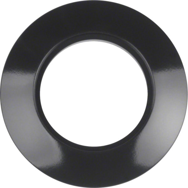 HAGER - Serie 1930 Rahmen 1fach schwarz, glänzend