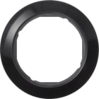 HAGER - Serie 1930 Rahmen 1fach für Zstk. mit Ausschnitt Ø 58mm, schwarz