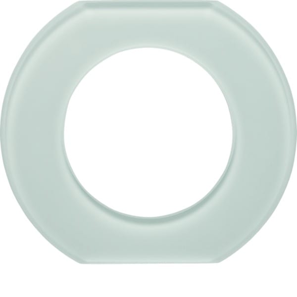 HAGER - Serie Glas Mittelrahmen polarweiß glänzend