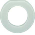 HAGER - Serie Glas Endrahmen polarweiß glänzend