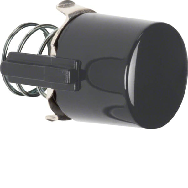 HAGER - Serei 1930 Tasterknopf für Drucktaster E10, schwarz glänzend