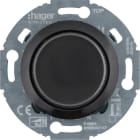 HAGER - Serie 1930 Universal-Drehdimmer 420 W/LED 100 W, schwarz glänzend, UP