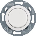 HAGER - Serie 1930 Universal-Drehdimmer 420 W/LED 100 W, weiß glänzend, UP