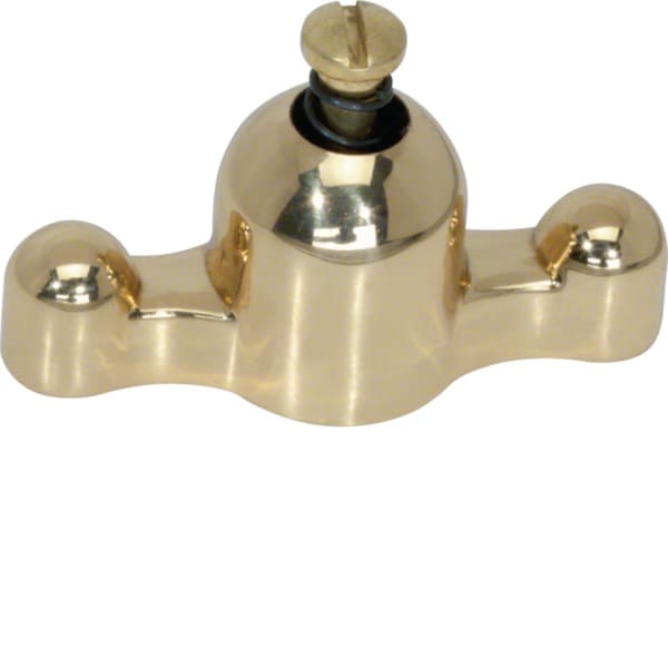 HAGER - Serie Glas Messingknebel