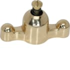 HAGER - Serie Glas Messingknebel