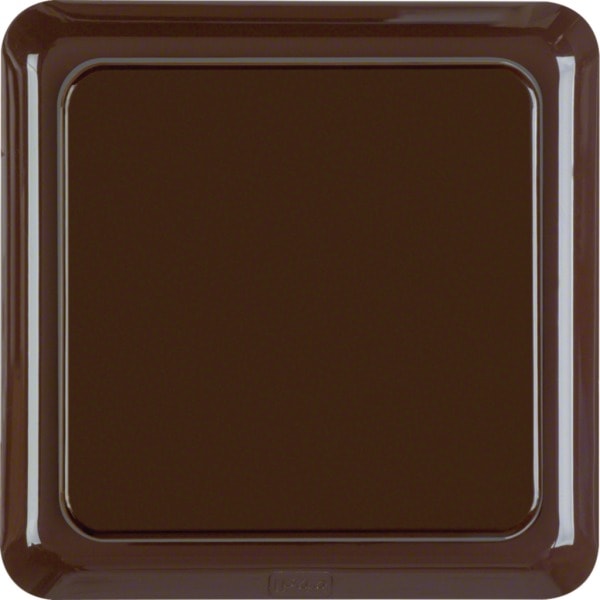 HAGER - WG-UP SSD mit Klappdeckel und Rahmen, IP44, braun glänzend