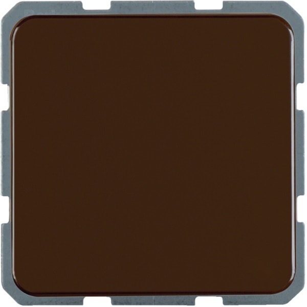 HAGER - WG-UP SSD mit Klappdeckel IP44, braun glänzend
