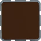 HAGER - WG-UP SSD mit Klappdeckel IP44, braun glänzend