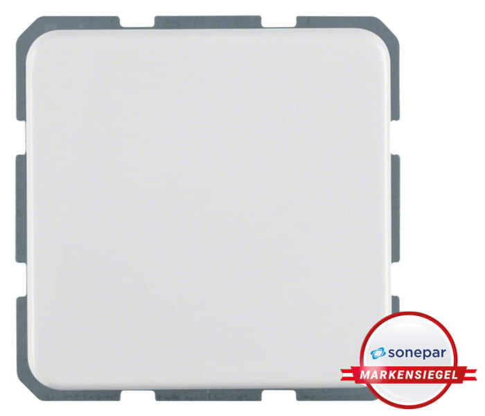 HAGER - MS! WG-UP SSD mit Klappdeckel IP44, polarweiß glänzend