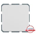 HAGER - MS! WG-UP SSD mit Klappdeckel IP44, polarweiß glänzend