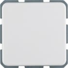 HAGER - WG-UP SSD mit Klappdeckel erh. Ber.schutz, IP44, polarweiß gl.