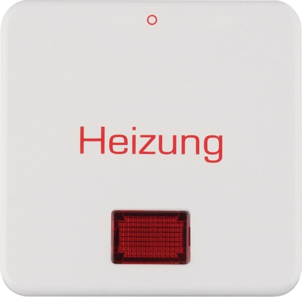 HAGER - WG-UP Wippe 1fach mit Aufdruck Heizung Notschalter, 0, polarweiß gl.